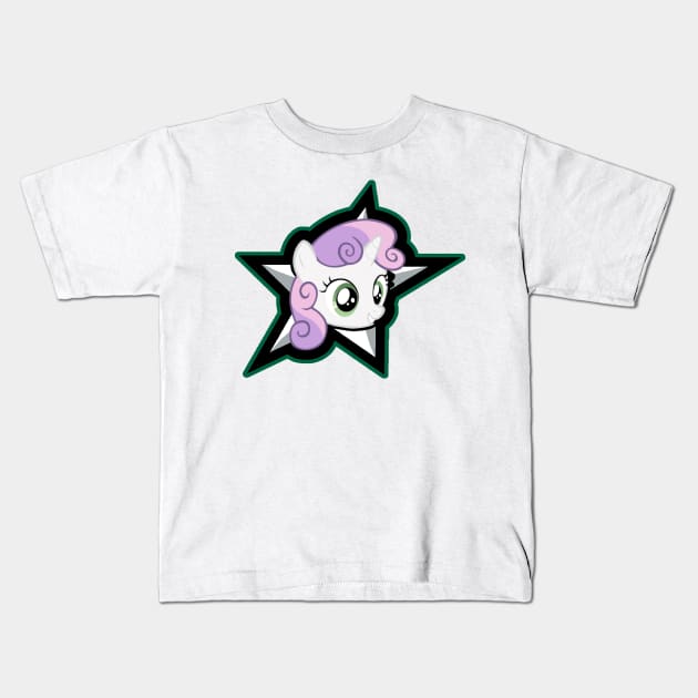 Sweetie Belle (Stars) Kids T-Shirt by euryoky